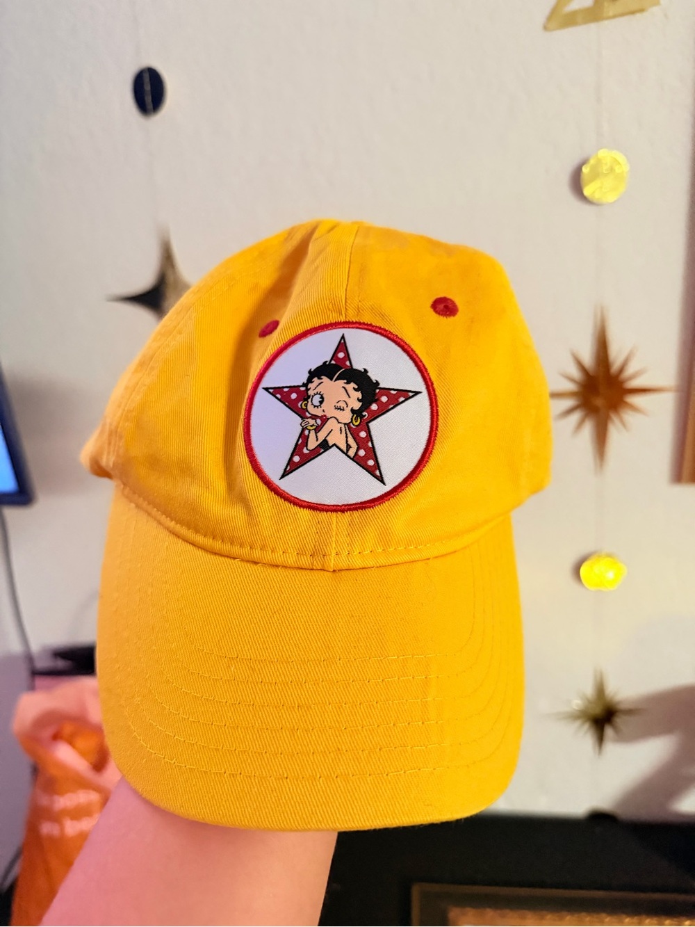 OTTO Red and Yellow Two-Tone Baseball Cap